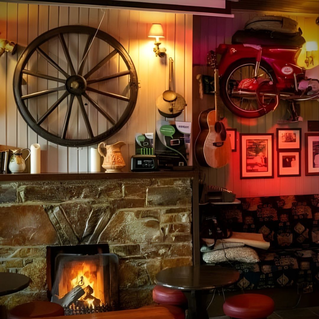 MC McGrath’s Bar Fireplace