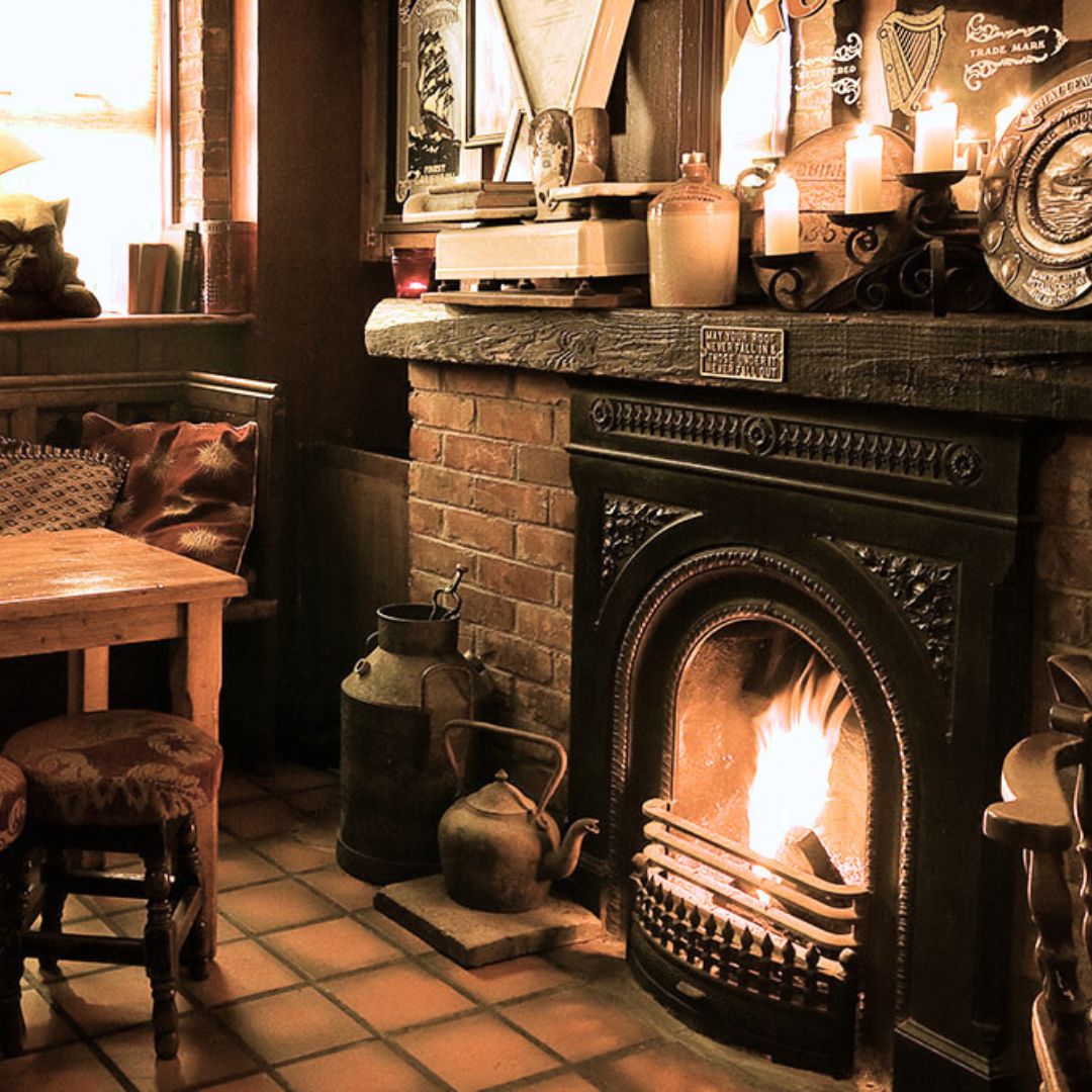 Paddy Coyne’s Pub Fireplace