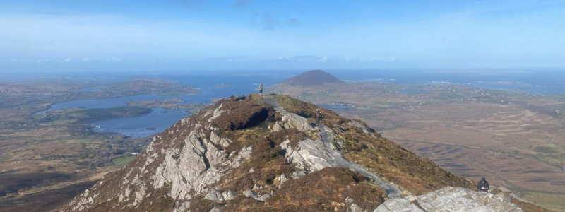 Diamond Hill views in Connemara National Park